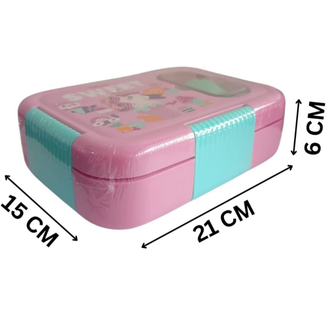 Stainless Steel Lunch Box with 3 Compartment