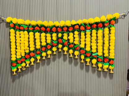Artificial Genda Flowers | Door Hanging Toran