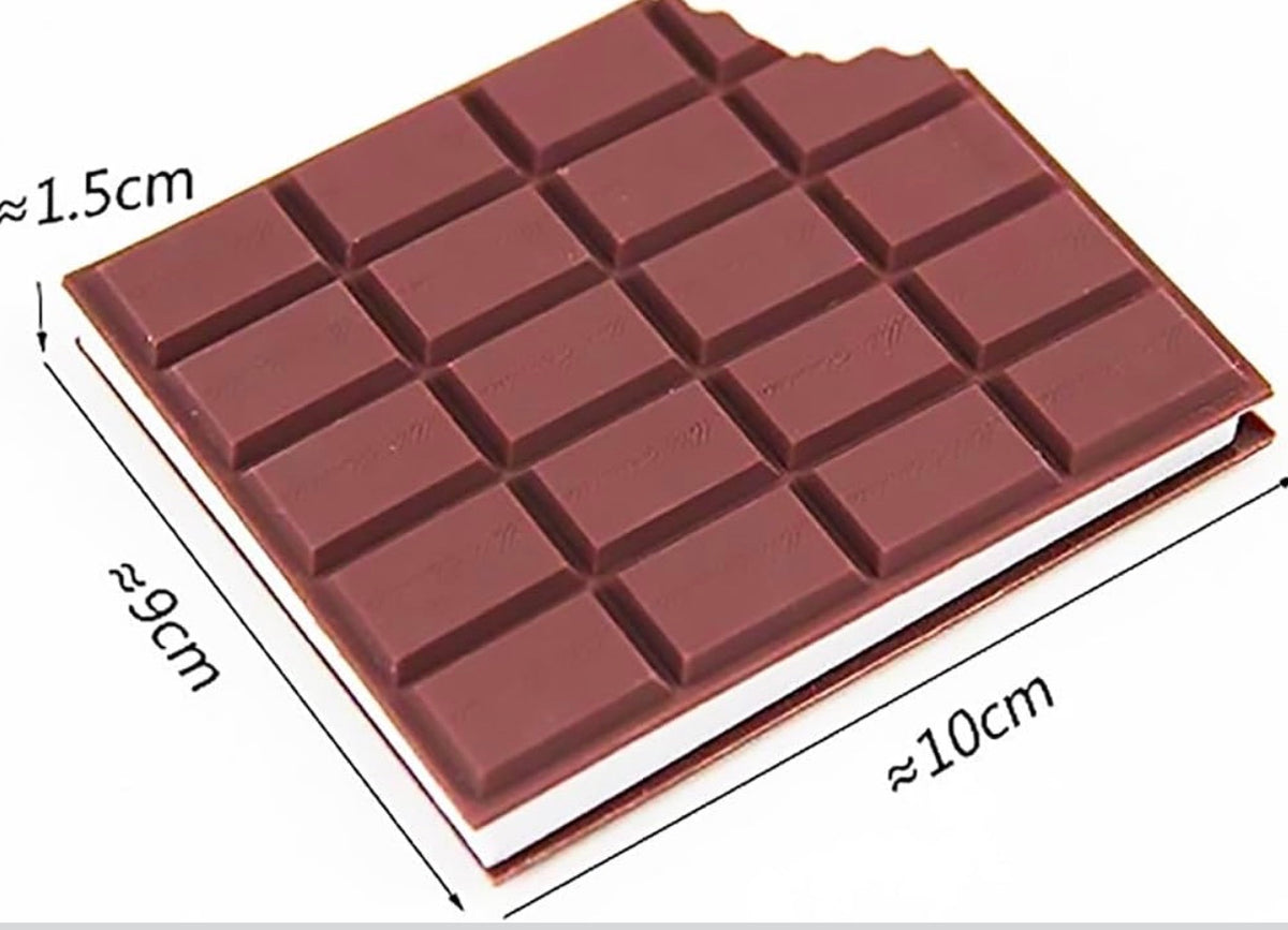 Chocolate Fragrance & Chocolate-Shaped Notebook