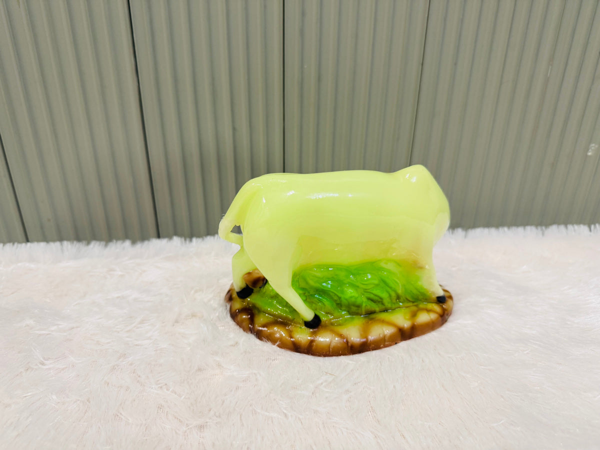 Perfy Handicrafts Kamadhenu/Gomatha/Cow with Calf - Big Size