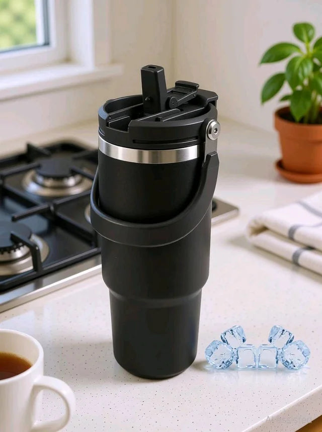 Tumbler 890ml Double Drink Cap With Handle
