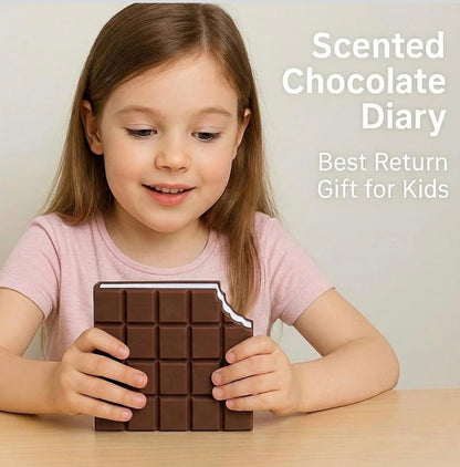 Chocolate Fragrance & Chocolate-Shaped Notebook