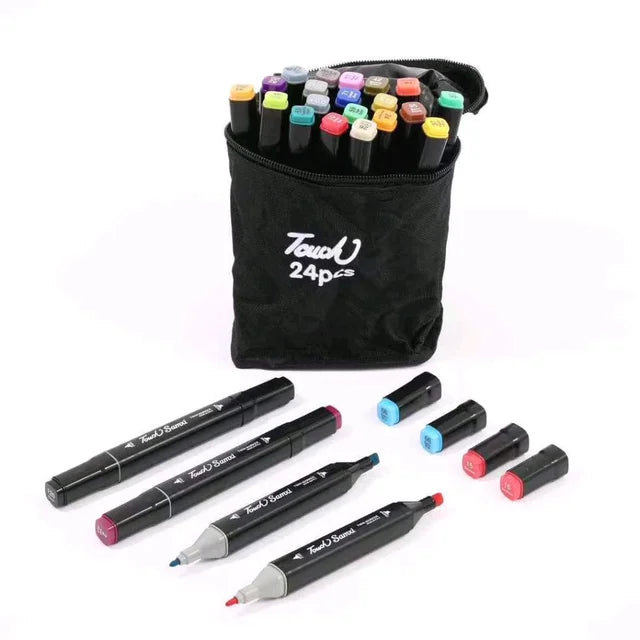 Touch Dual Side Marker 24 Color Pouch