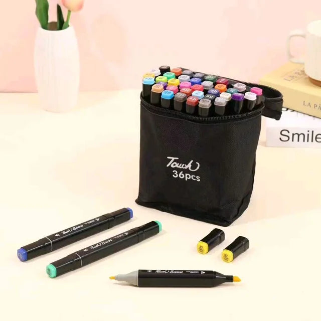Touch Dual Side Marker 36 Color Pouch