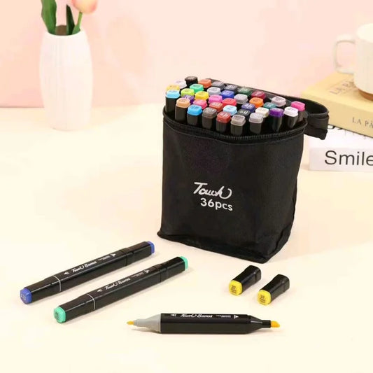 Dual Tip Markers Sketch Pen Set of 36