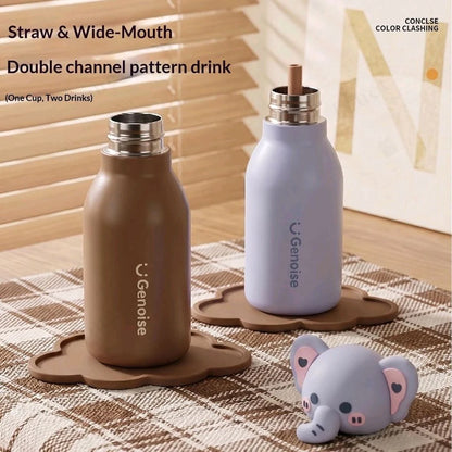 Cute Animal Trending 450ml Insulated Sipper