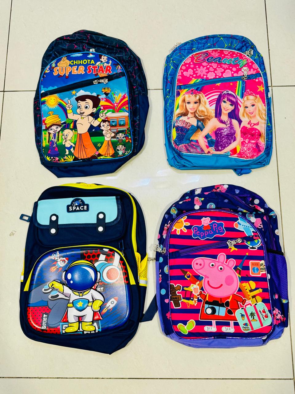 Space Character School Bag