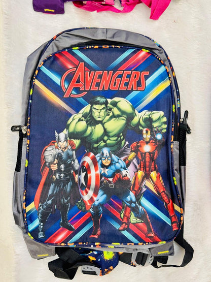 Dual Side Superhero School Bags