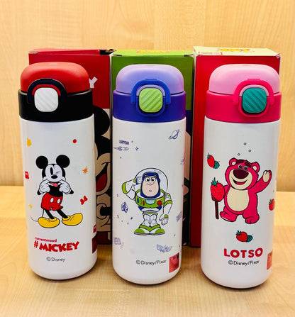 Kids Stainless Steel Disney Character Water Bottles 500ml