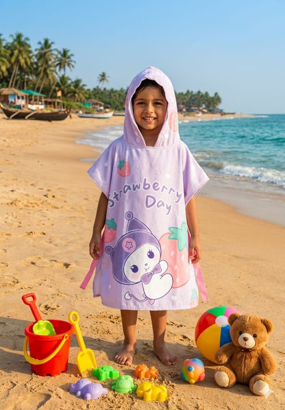 Hooded Towel for Kids | Bathrobes | Quick Dry Kids Towel | Soft Lightweight Baby Wrap for Beach