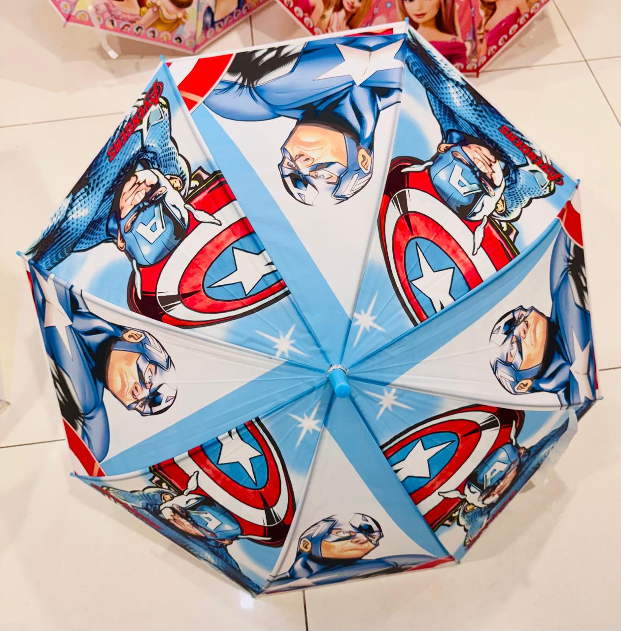 Character Print Umbrella for Kids | Colorful Cartoon Umbrella for Boys & Girls
