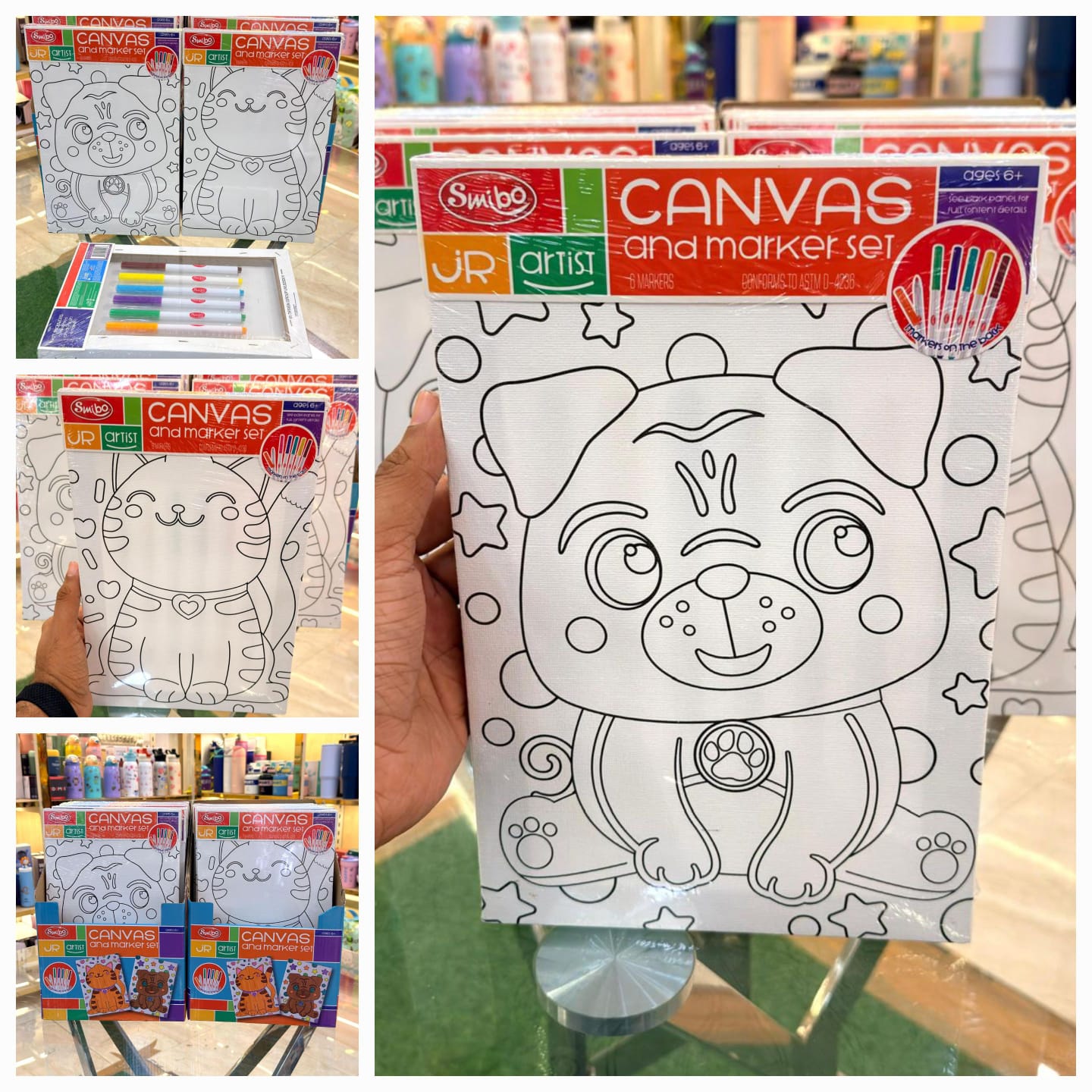 DIY Canvas and Marker Set | Creative Art & Painting Kit for Kids