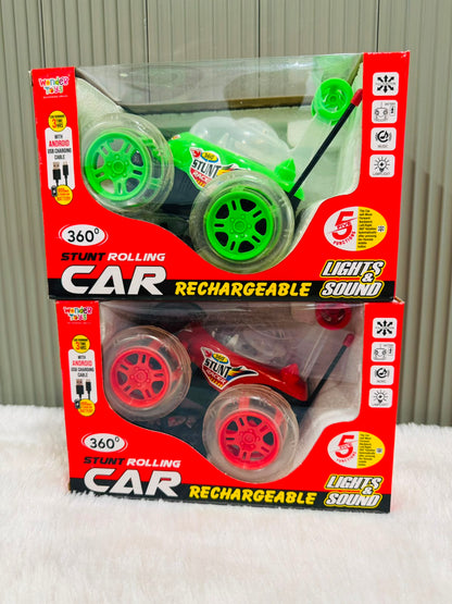 360° Stunt Rolling Car | Rotating Action Toy Car for Kids