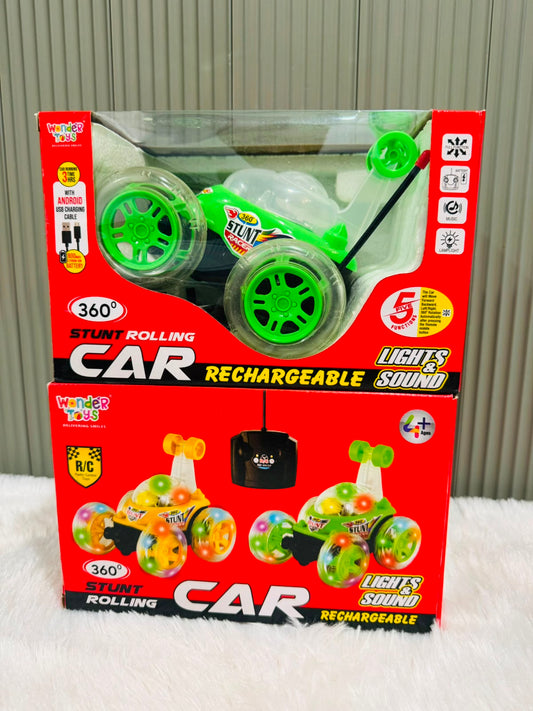 360° Stunt Rolling Car | Rotating Action Toy Car for Kids