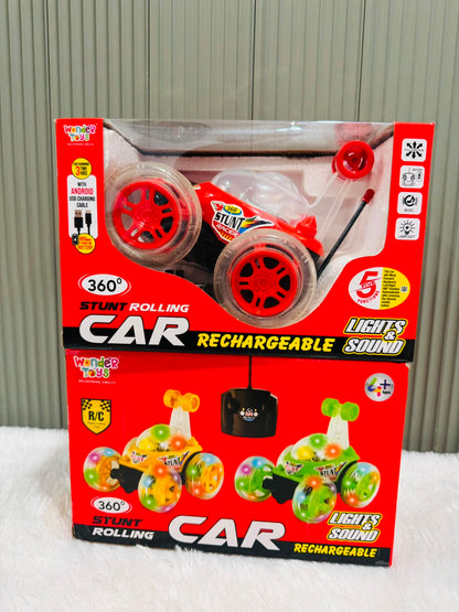 360° Stunt Rolling Car | Rotating Action Toy Car for Kids