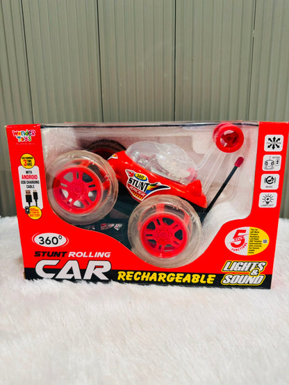360° Stunt Rolling Car | Rotating Action Toy Car for Kids