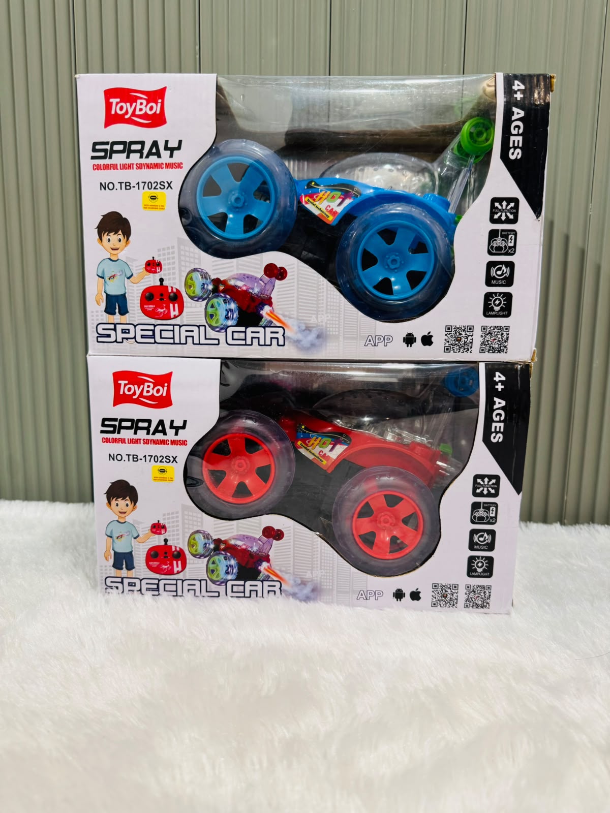 Stunt 360° Automatic Car | Rotating Action Toy Car with Lights & Stunt Performance