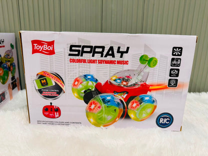 Stunt 360° Automatic Car | Rotating Action Toy Car with Lights & Stunt Performance