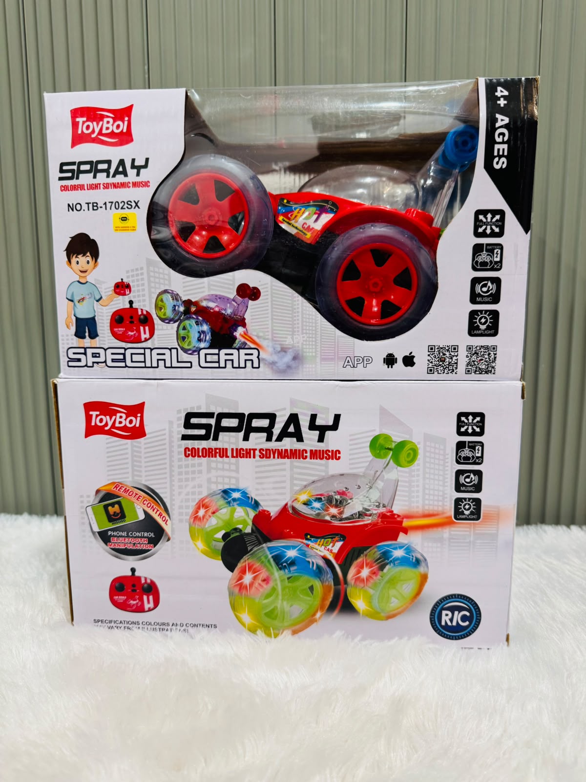 Stunt 360° Automatic Car | Rotating Action Toy Car with Lights & Stunt Performance