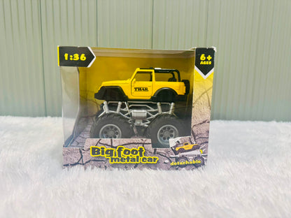 Bigfoot Metal Car – Thar Jeep | Die-Cast Off-Road Monster Truck Toy for Kids