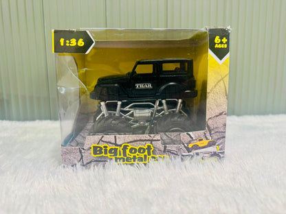 Bigfoot Metal Car – Thar Jeep | Die-Cast Off-Road Monster Truck Toy for Kids