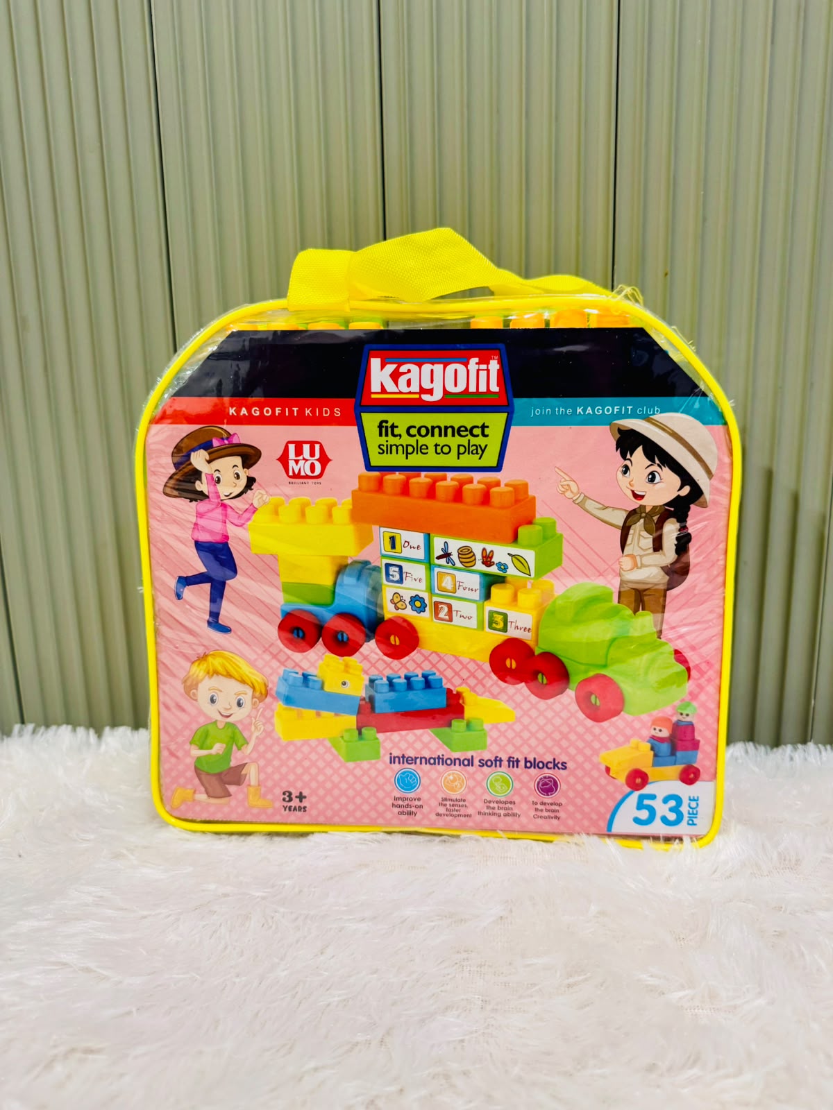 DIY Plastic Building Blocks for Kids | 53 Pieces Educational Construction Blocks | Creative Learning Toy for Boys & Girls
