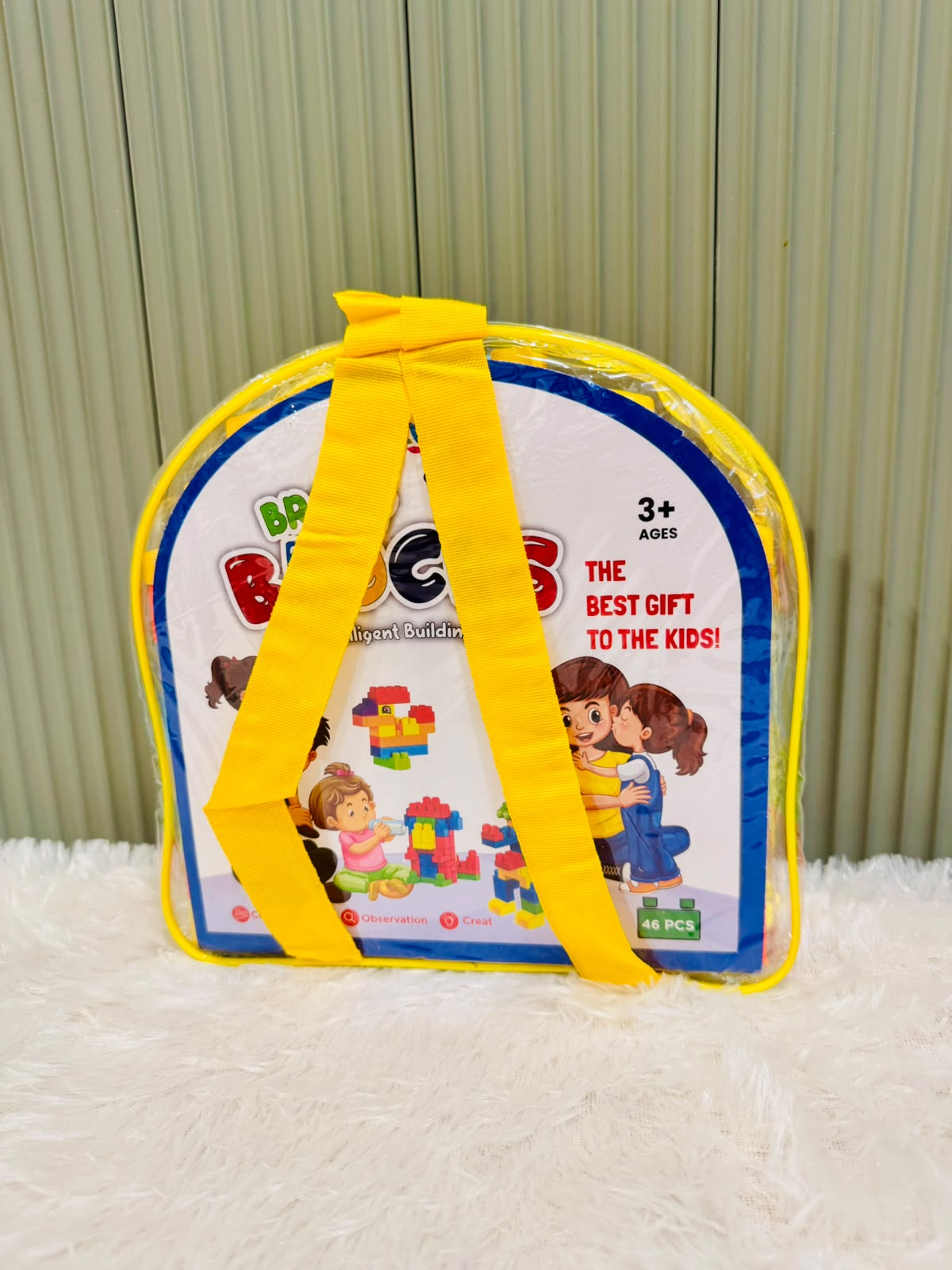 DIY Plastic Building Blocks for Kids | 46 Pieces Educational Construction Blocks | Creative Learning Toy for Boys & Girls