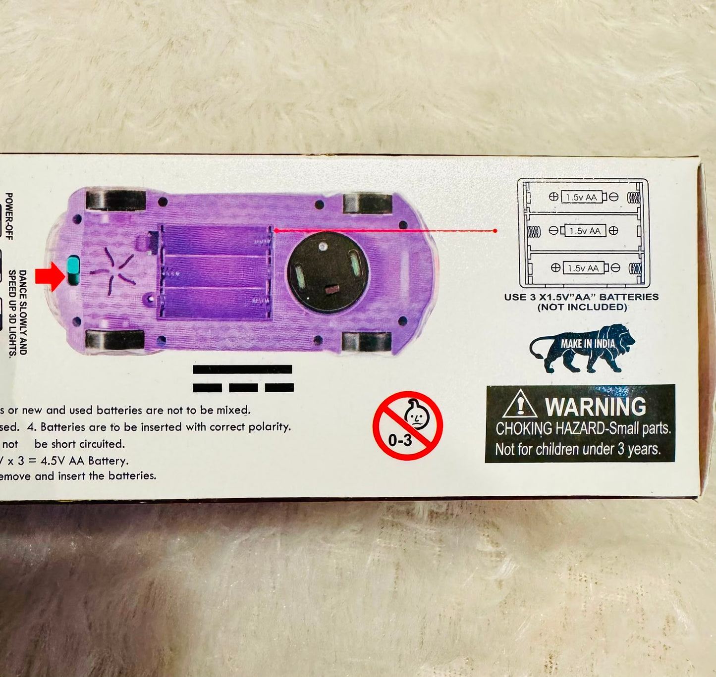 Turbo Smoke Racer Car | Real Smoke Blast, Flashing Lights, Music & Sound Toy Car for Kids
