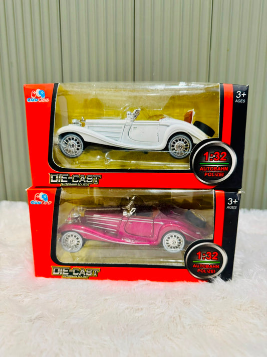 Die-Cast Classic Vintage Car | Premium Metal Collectible Toy Car for Kids