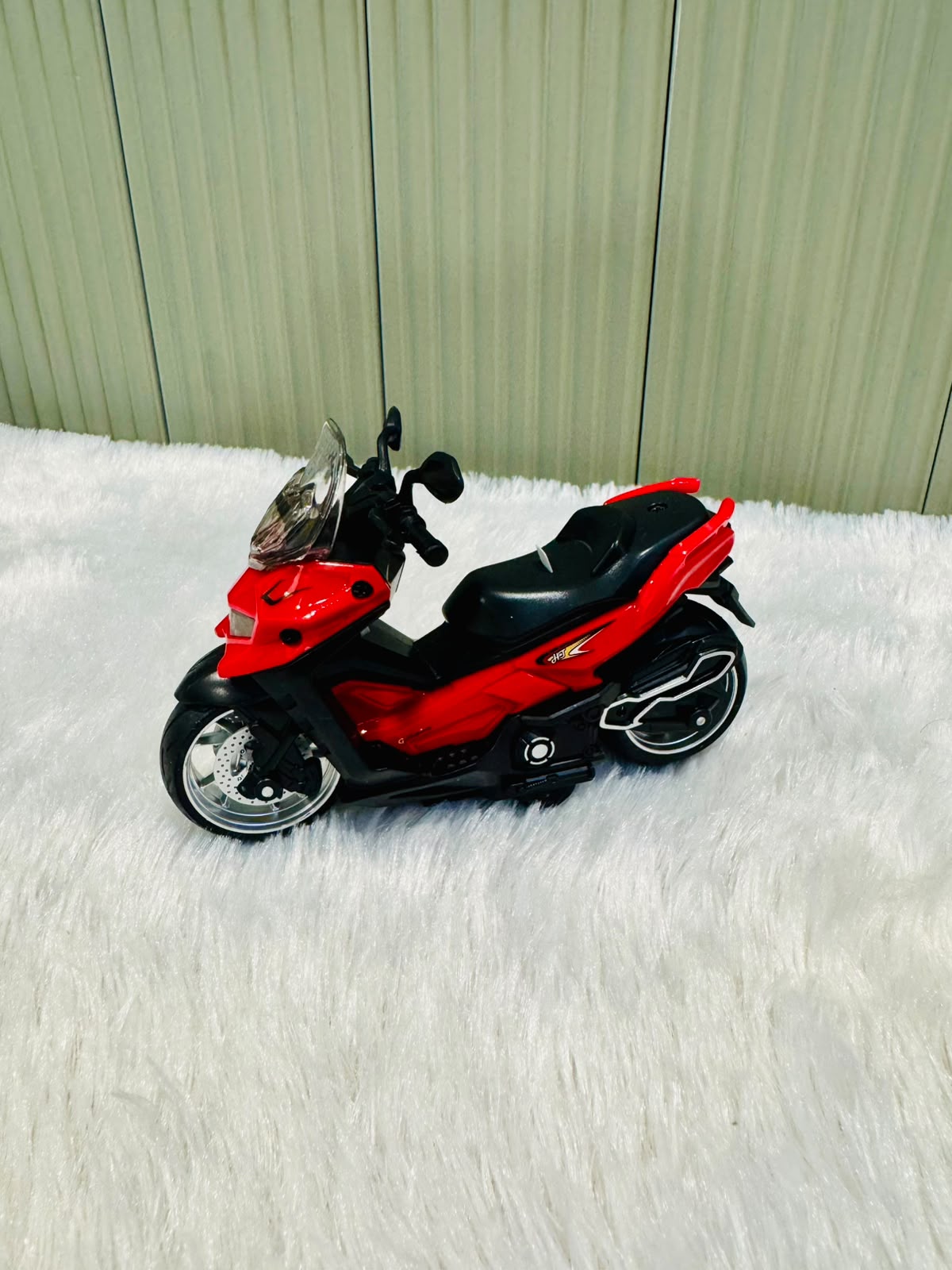 Friction Power Motorcycle | Light & Sound Pull Back Toy | Suitable for Kids & Toddlers