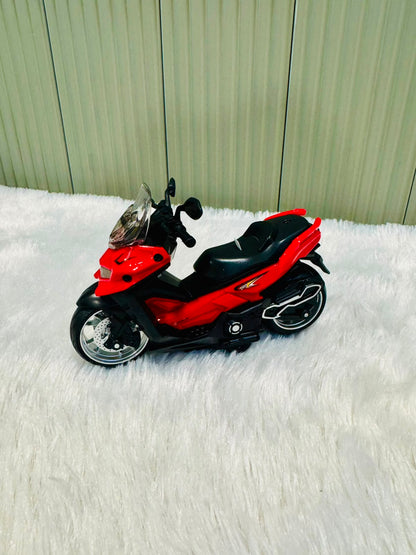 Friction Power Motorcycle | Light & Sound Pull Back Toy | Suitable for Kids & Toddlers