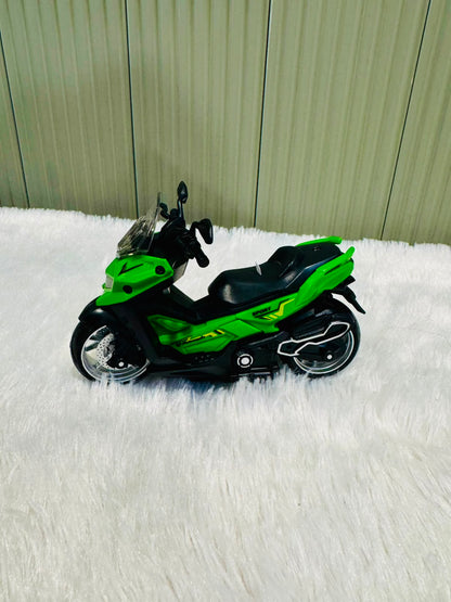Friction Power Motorcycle | Light & Sound Pull Back Toy | Suitable for Kids & Toddlers