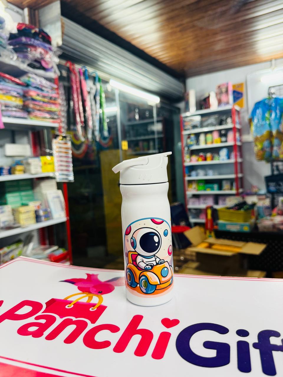 Cartoon Printed Stainless Steel Water Bottle 400ml