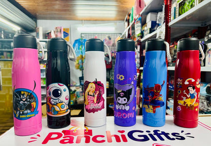 Cartoon Printed Stainless Steel Water Bottle 750ml