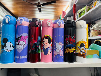 Cartoon Printed Stainless Steel Water Bottle 500ml