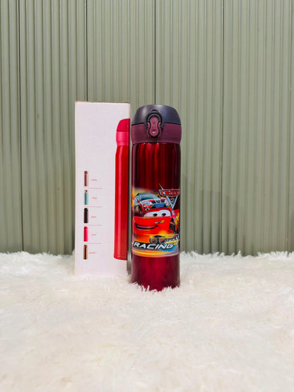 Cartoon Printed Stainless Steel Water Bottle 500ml