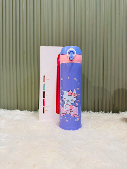Cartoon Printed Stainless Steel Water Bottle 500ml