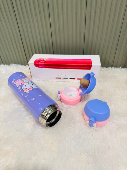 Cartoon Printed Stainless Steel Water Bottle 500ml