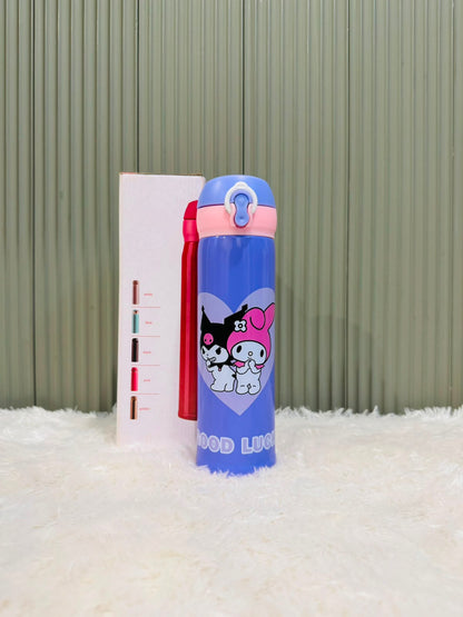 Cartoon Printed Stainless Steel Water Bottle 500ml