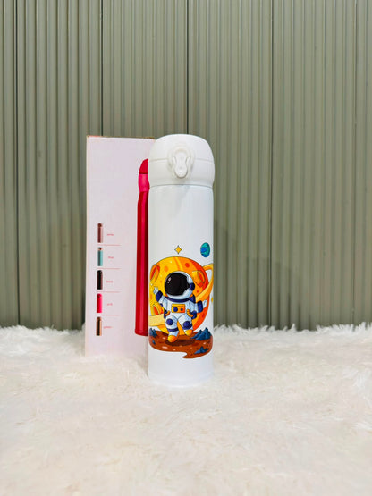 Cartoon Printed Stainless Steel Water Bottle 500ml