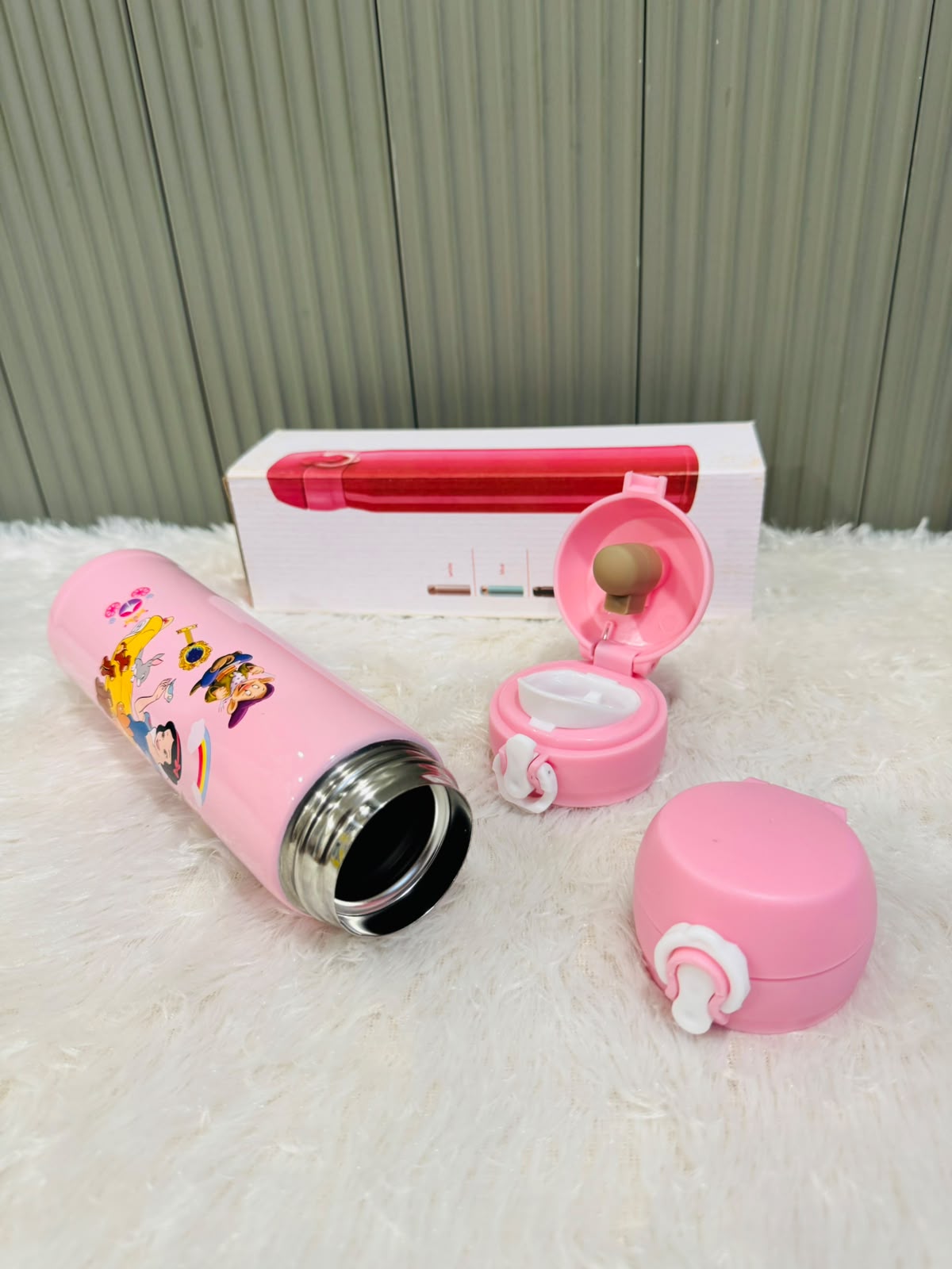Cartoon Printed Stainless Steel Water Bottle 500ml