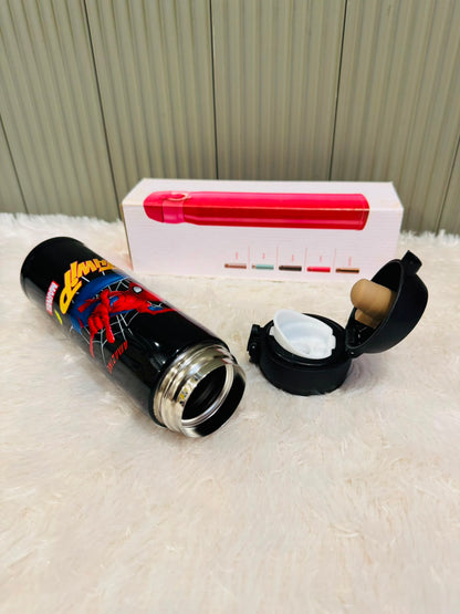 Cartoon Printed Stainless Steel Water Bottle 500ml