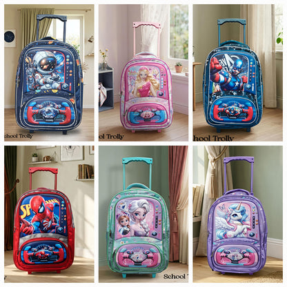 Trolley School Bag for Kids 🎒🛞
