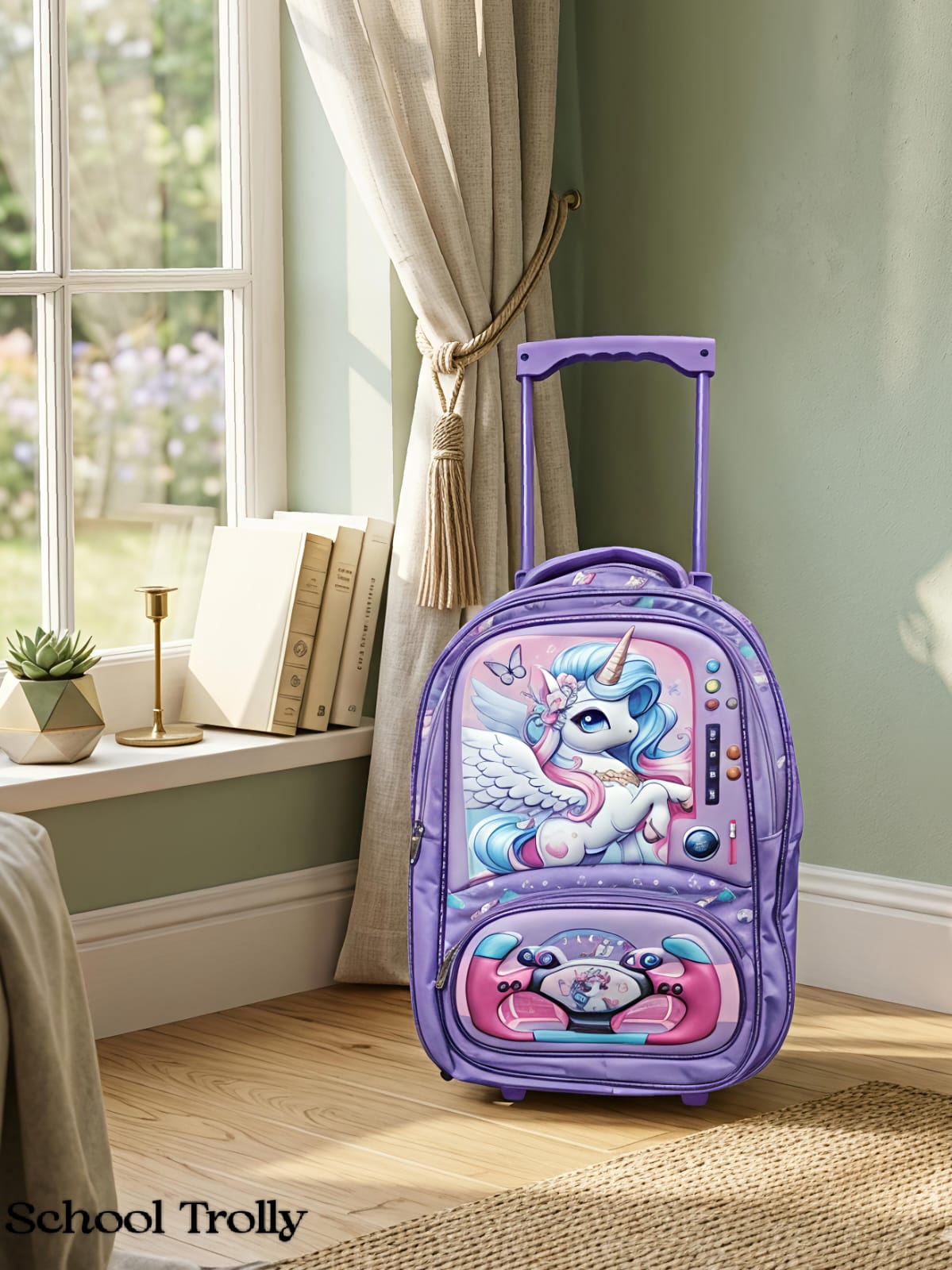 Trolley School Bag for Kids 🎒🛞