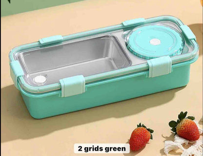 STAINLESS STEEL LUNCH BOX (600ml + 150ml) ✨🍱