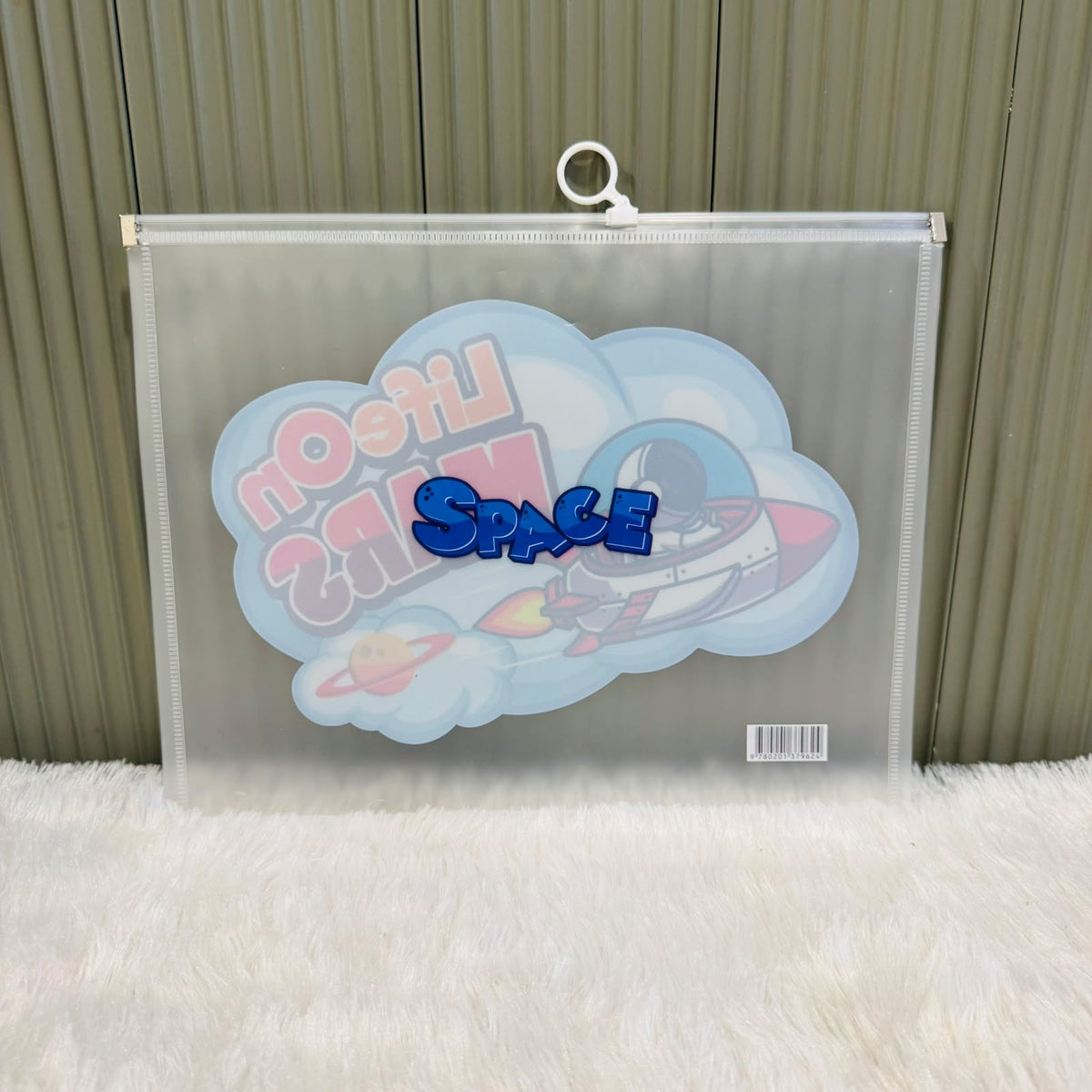 Character print Zip lock A4 size Pouch - multiprint