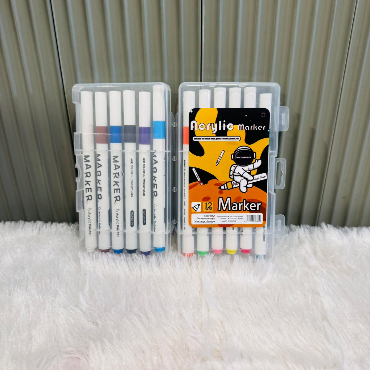 Acrylic Markers 12 colours