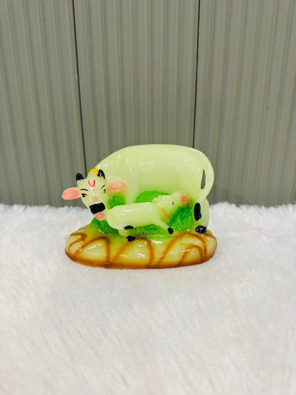 Perfy Handicrafts Kamadhenu/Gomatha/Cow with Calf