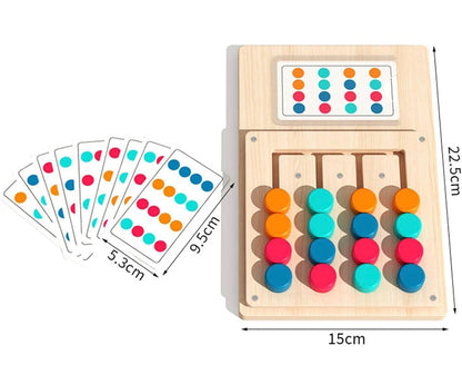 Montessori Slide Puzzle Learning Toy