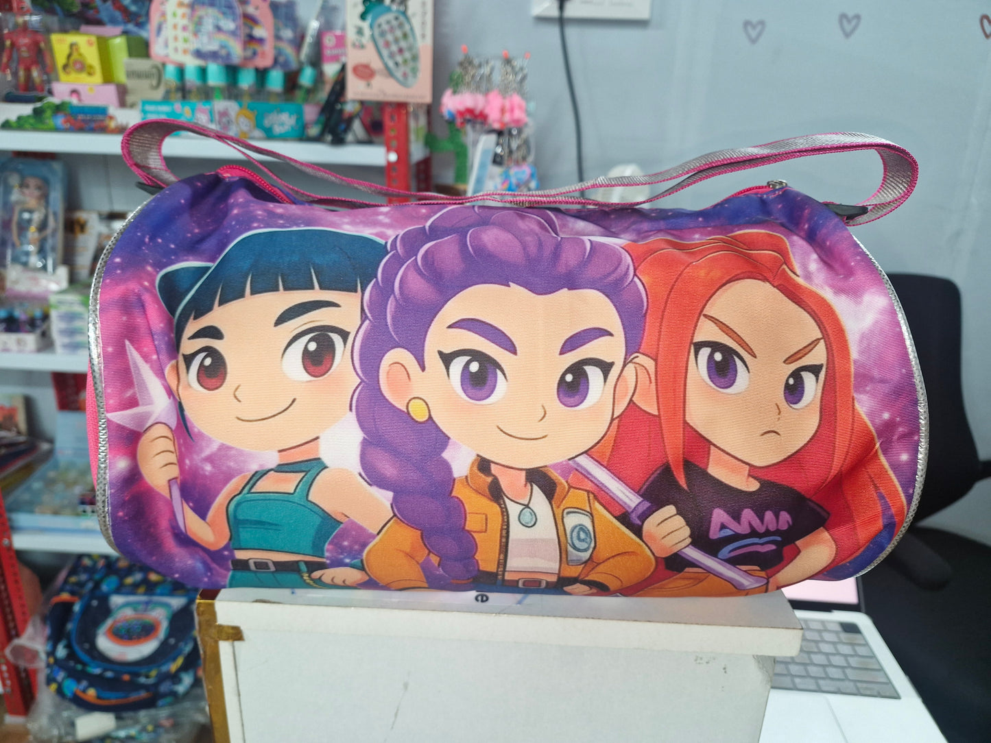 K-Pop Duffle Bag for Boys & Girls | Lightweight Travel, Picnic & Gym Bag with Adjustable Shoulder Strap